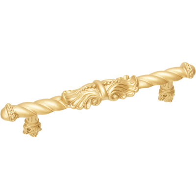 Acanthus large pull Romanesque style