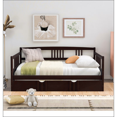 Daybed Wood Bed with Trundle by Ophelia & Co.