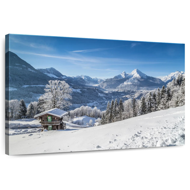 Alvord Winter dans les Alpes bavaroises, H 20 po x l 30 po