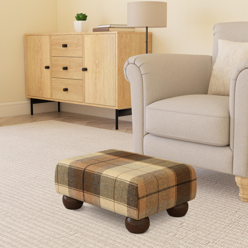 Manufactured Wood Accent Stool, Mahogany