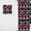 Motif damassé rose et bleu art déco I - Rideau bohémien - Velours obscurcissant - 1 panneau-107579067