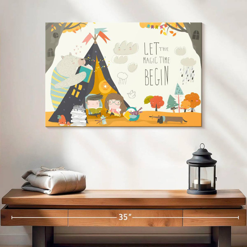 Ashelle «Let The Magic Time Commencer», H 16 po x l 24 po