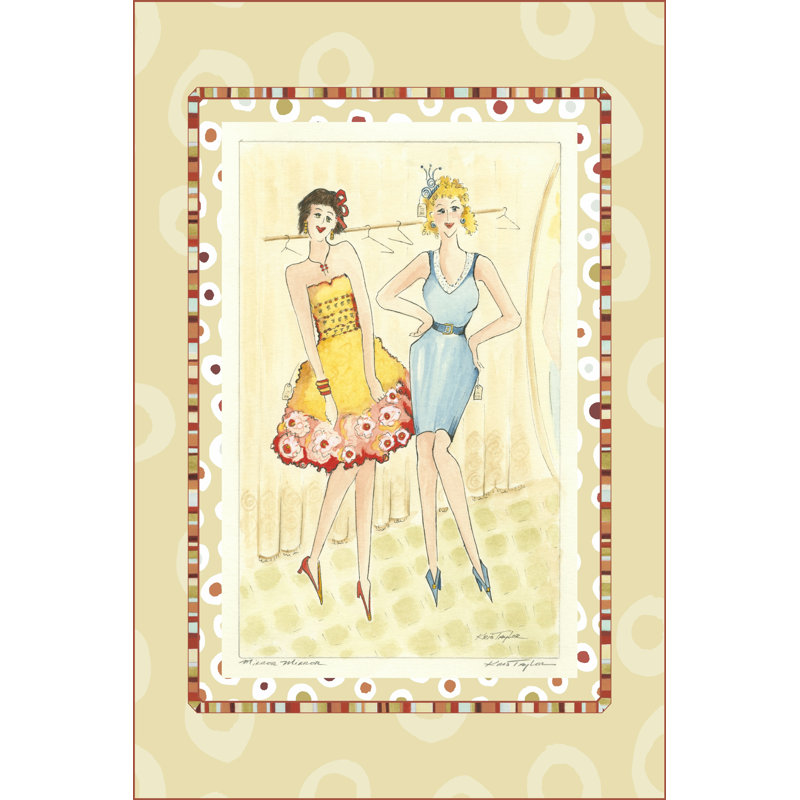 Mirror Mirror by Kris Taylor - Wrapped Canvas Painting, 46cm H x 30cm W