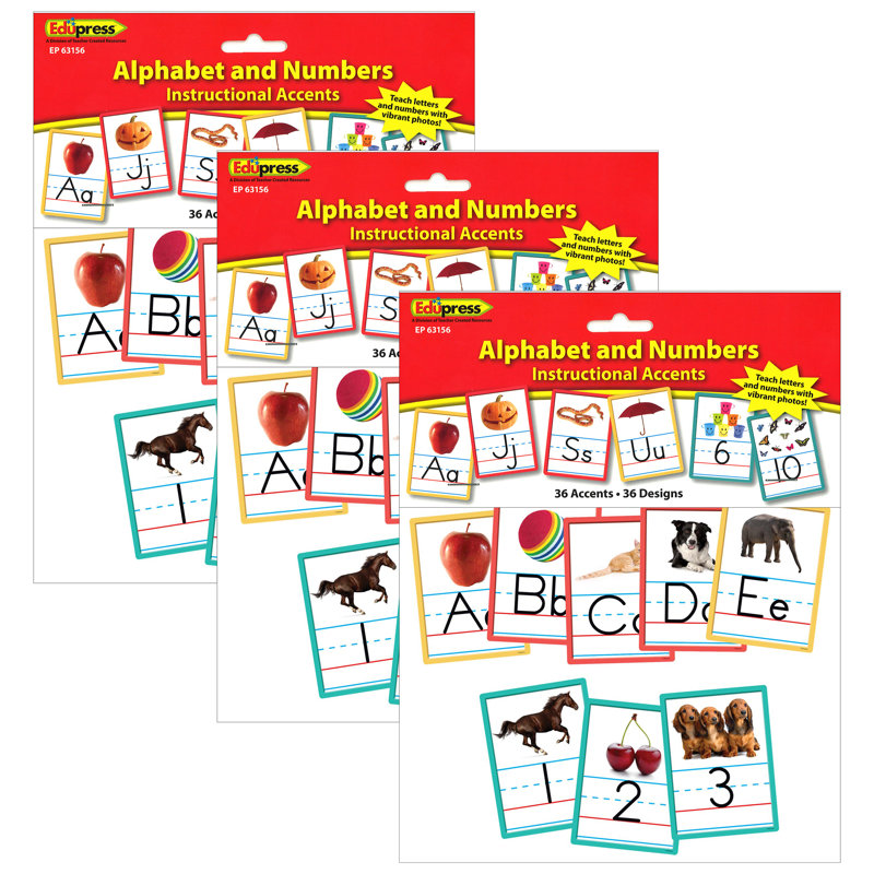 Alphabet et chiffres Edupress