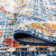 Teshawna Esmay Performance Blue/Gold Medallion Rug
