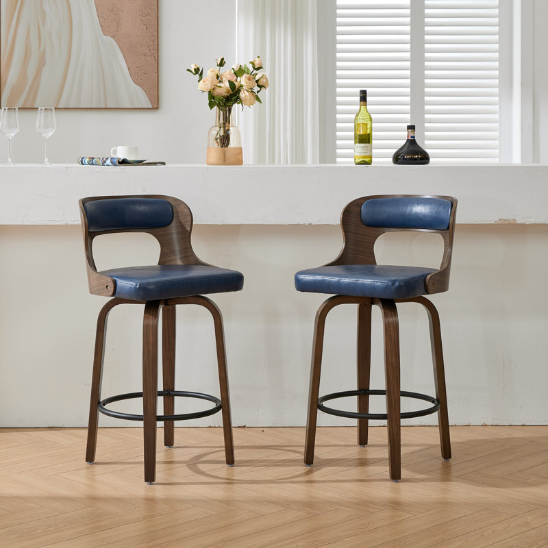 Swivel Counter & Bar Stools, Navy