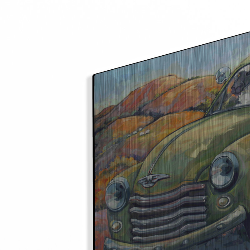 'Eweber' by CR Townsend, Metal Wall Art, 16" H x 24" W