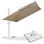 Parasol carré en polyester beige 10 'x 10'-397929495-373229230