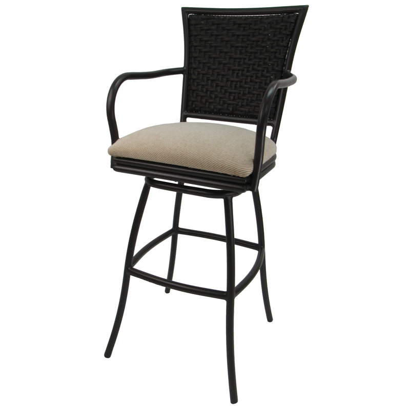 Tabouret de bar 34 po, Sergé sablonneux