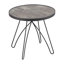 Gillis Glass Top End Table