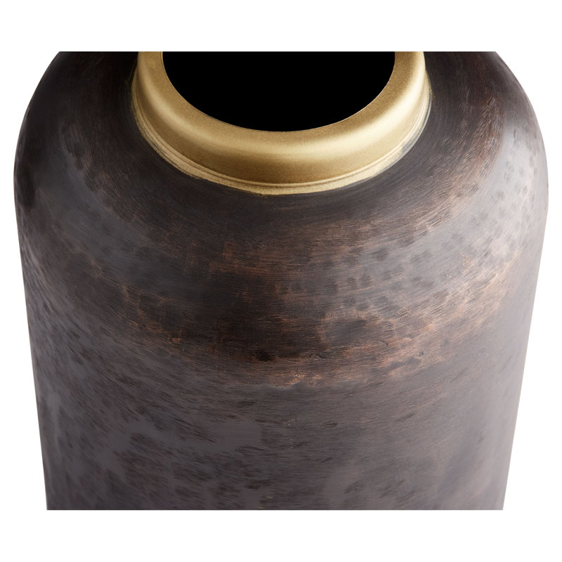 Akita Handcrafted Ceramic Table Vase, 12" H x 6" W x 6" D