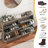 33-inch Wavy-Patterned Four-Door Shoe Cabinet with Grooved Flip-Top Drawers and Moisture-Resistant Countertop-303315087