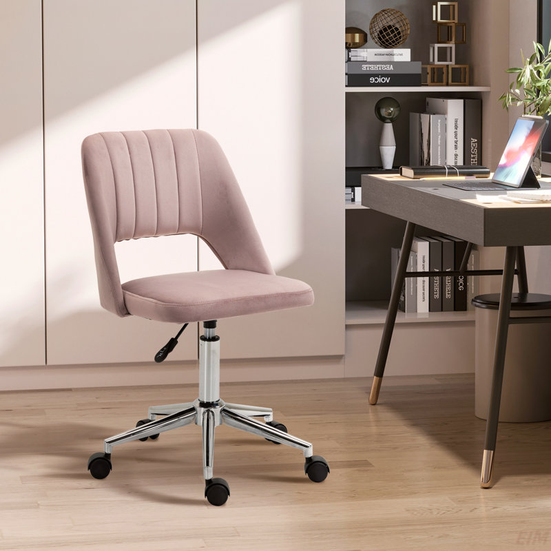 Chaise de bureau à domicile, Rose