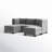 Arrellano Upholstered U-Shaped Sectional Symmetrical
