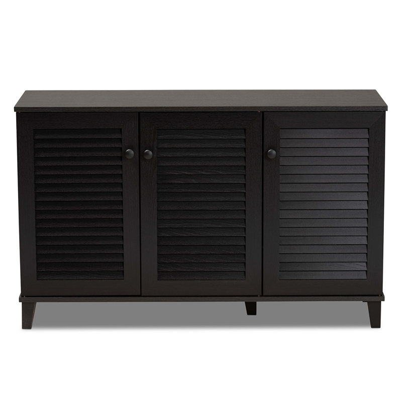 Aryona Three Hinged Front Doors Storage Cabinet, 27.35'' H X 44.43'' W X 14.53'' D