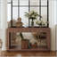 Console 60 po avec 2 tiroirs et placage de bois-1289241175