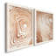«Wood Grain Suminagashi I», ensemble de 2 impressions encadrées-697998598-697998597