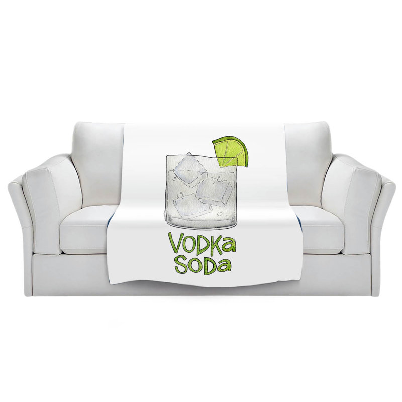  Couverture Cocktail Vodka, 68 po x 80 po