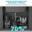 Quartz Kitchen Sink - 33" X 19" X 9.65" Granite Composite Workstation Undermount Single Bowl Kitchen Sink-125251979