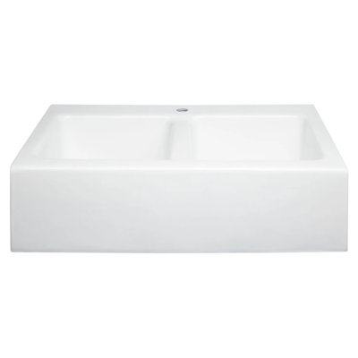 33" Angove Double-Bowl Cast Iron Farmhouse Sink