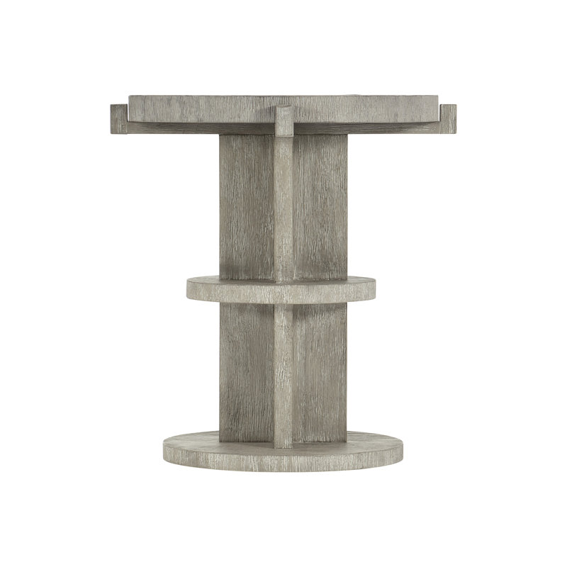 Foundations End Table, Light Shale