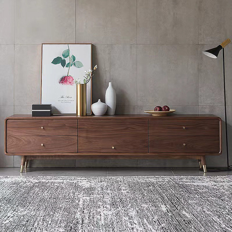 Modern simple storage cabinet TV stand