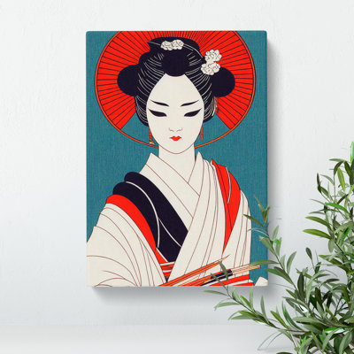 Alluring Geisha - Wall Art