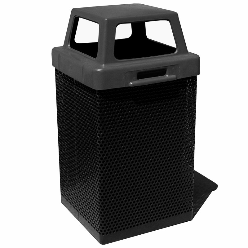 Poubelle 38 gallons, Noir