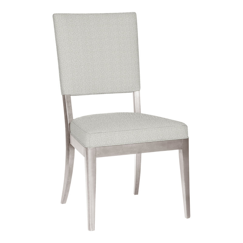 Juliet Side Chair, Dove Gray, Callaloo Cotton