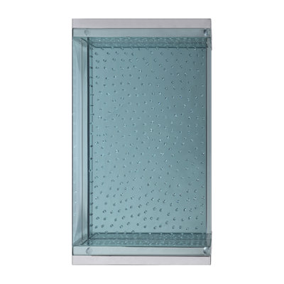 Table basse, miroir et faux cristaux