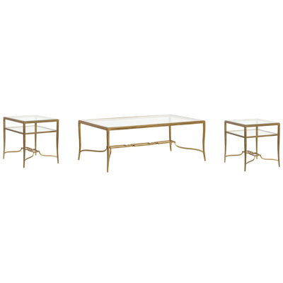 Table basse avec 2 tables de bout Tesch