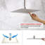 Ensemble de pomme de douche au plafond, robinet de douche avec douchette à main 12 po-60148447