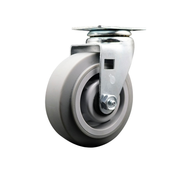 5 Inch Thermoplastic Rubber Wheel Swivel Caster with Ball Bearing SCC