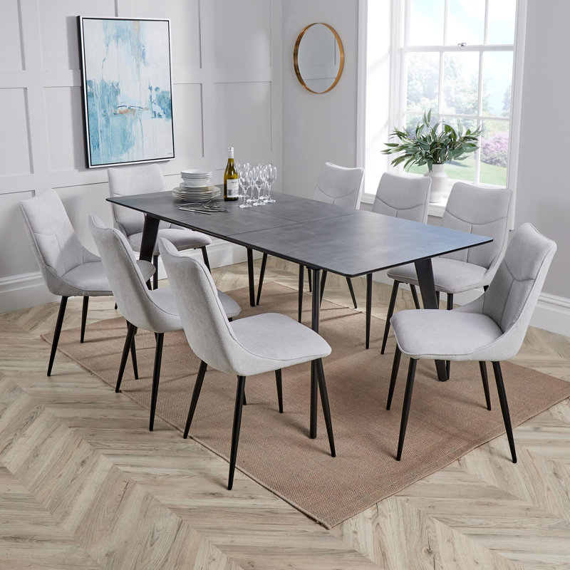 Caspar 8 - Person Extendable Dining Set