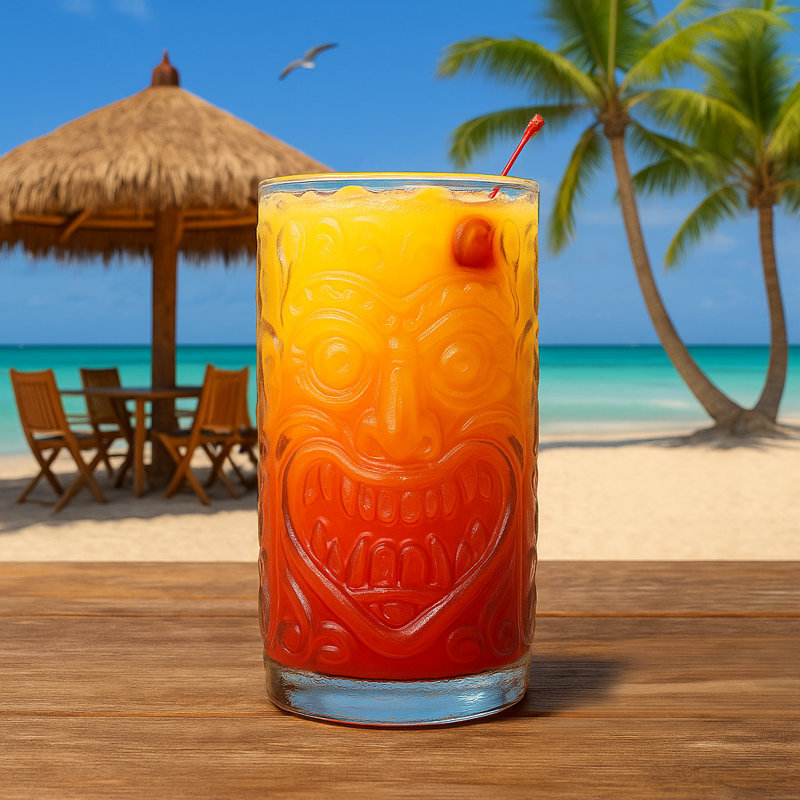 RCR Crystal Tiki Etruria Highball Glasses, 12