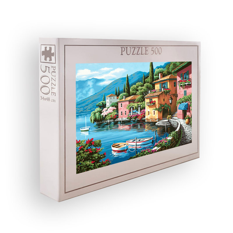 500 pièces en carton, 100% carton, 500 pièces, 18,9 x 13,4 pouces | Taille de la boîte: 13,2 po x 9,1 po x 2,0 po | Parfait pour le plaisir et la détente en famille, pièces durables de haute qualité pour un assemblage facile, cadeau idéal pour les amateurs de casse-tête