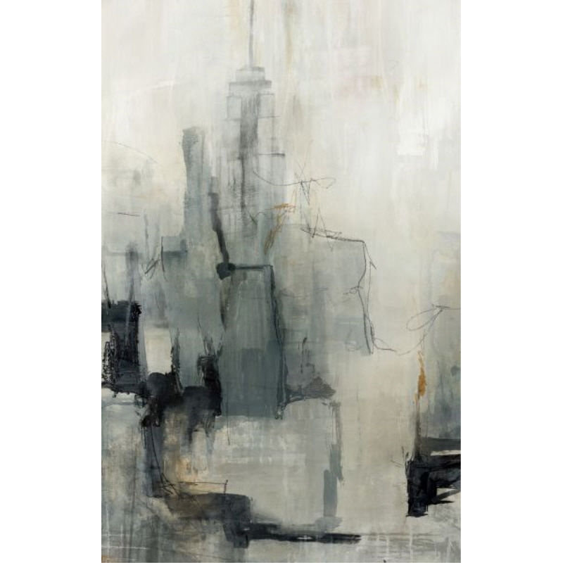 City II Painting by Elle Youngstrom, Knife Gel, 56" H x 36" W