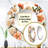 Decorah Peach Blossom Bliss IV - Floral Large Wall Mirror, Traditional Round Unique Mirror, Printed Metal Art-124753998