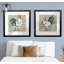 Linen Rooster I - ensemble de 2 reproductions de cadres photo-2119040862