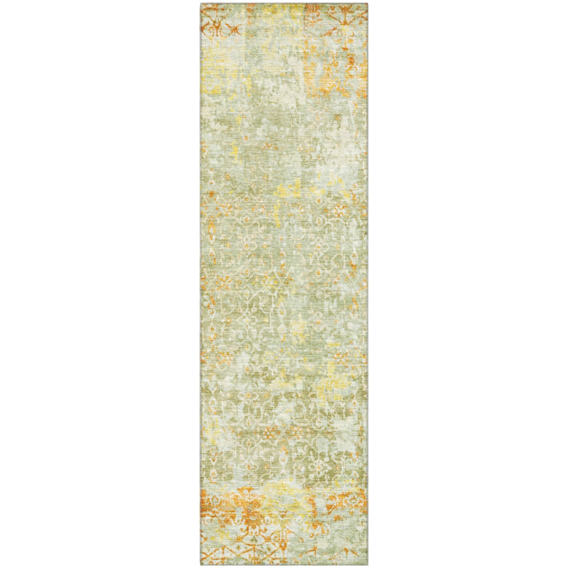 Premium Machine Washable Lubbers AMF1752 Lattice Rug, Runner 2'3" x 7'6"