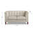 Colturo Gabia 61.5'' Genuine Leather Loveseat-216694343