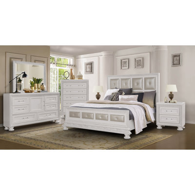 Penta Carved Wood 5-piece Bedroom Set, Queen