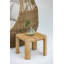 Natural Teak Outdoor Square Teak Side Table