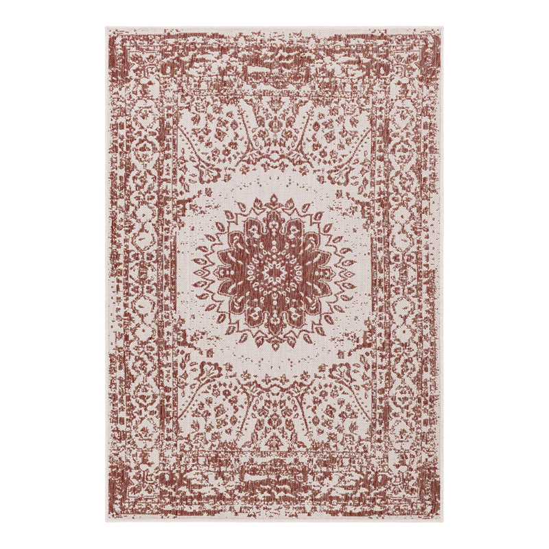 Ornate Lamotte Indoor/Outdoor Area Rug, Rectangle 4'1" x 6'1"