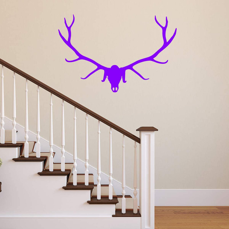 Animals Wall Decal, 18" H x 24.5" W, Purple