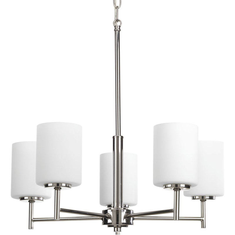 Replay 5 - Light Steel Dimmable Chandelier