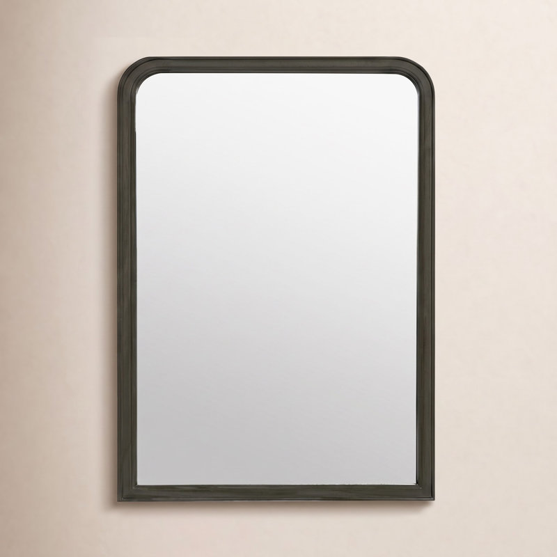 Miroir de salle de bain Ancell, 36 po x 24 po, Noir