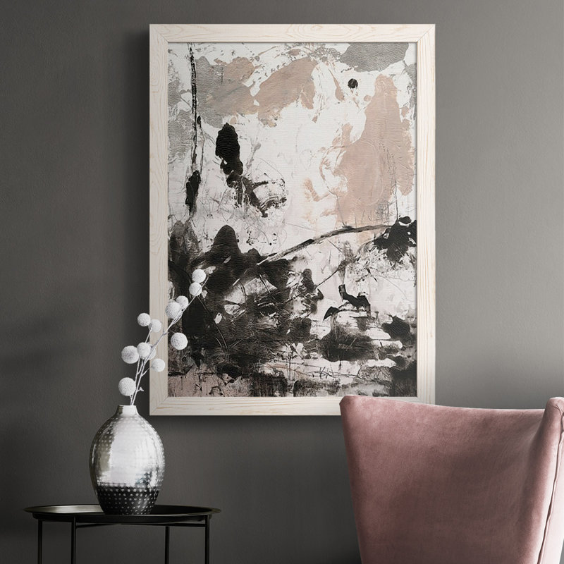 Stephaine Disarray II, reproduction d'art sur toile, Cadre blanc, H 37,5 po x l 27,5 po x P 1 po
