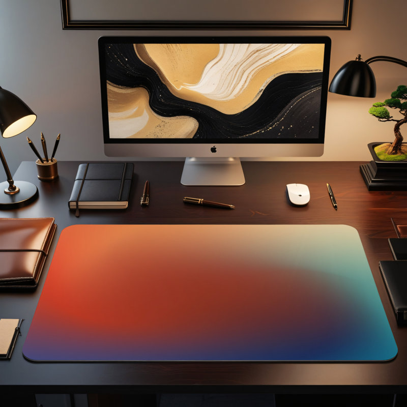 Polyester Desk Pad, 23.6x13.8