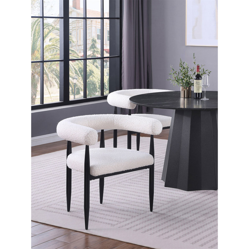 Ensemble de 2 chaises de salle à manger rembourrées Notting